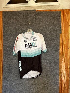 Louis Garneau Cycling Jersey Mens Large Multicolor Pasadena Full Zip Bike PAA